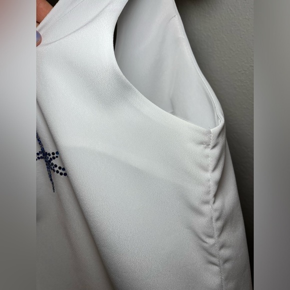 Brenda Goode Petites Vintage White Tank Top Size Small - Picture 7 of 7